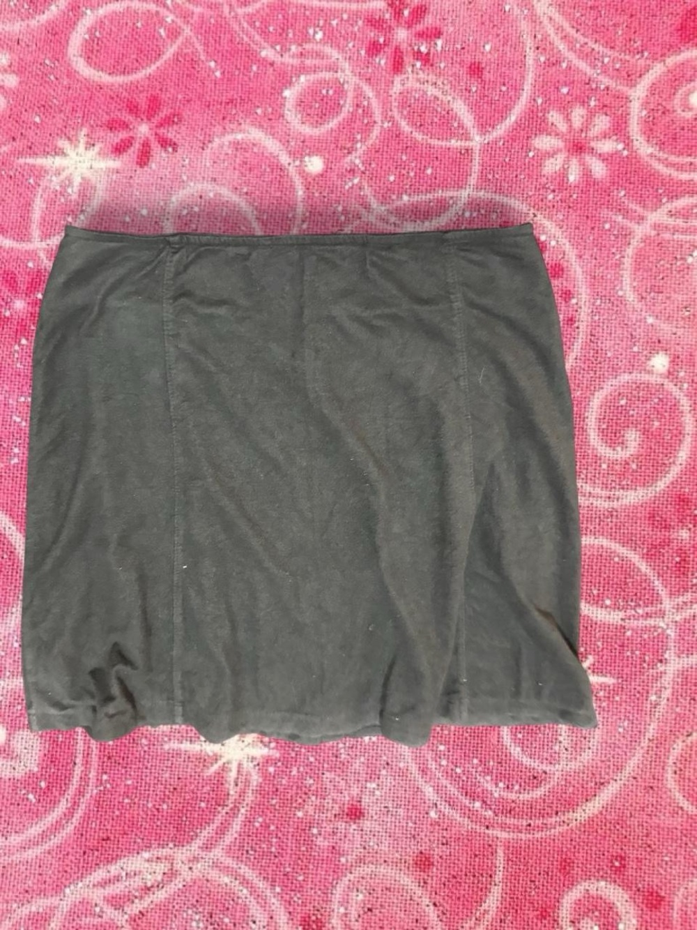 Moa Moa Black Button-Front Mini Skirt - Picture 3 of 4
